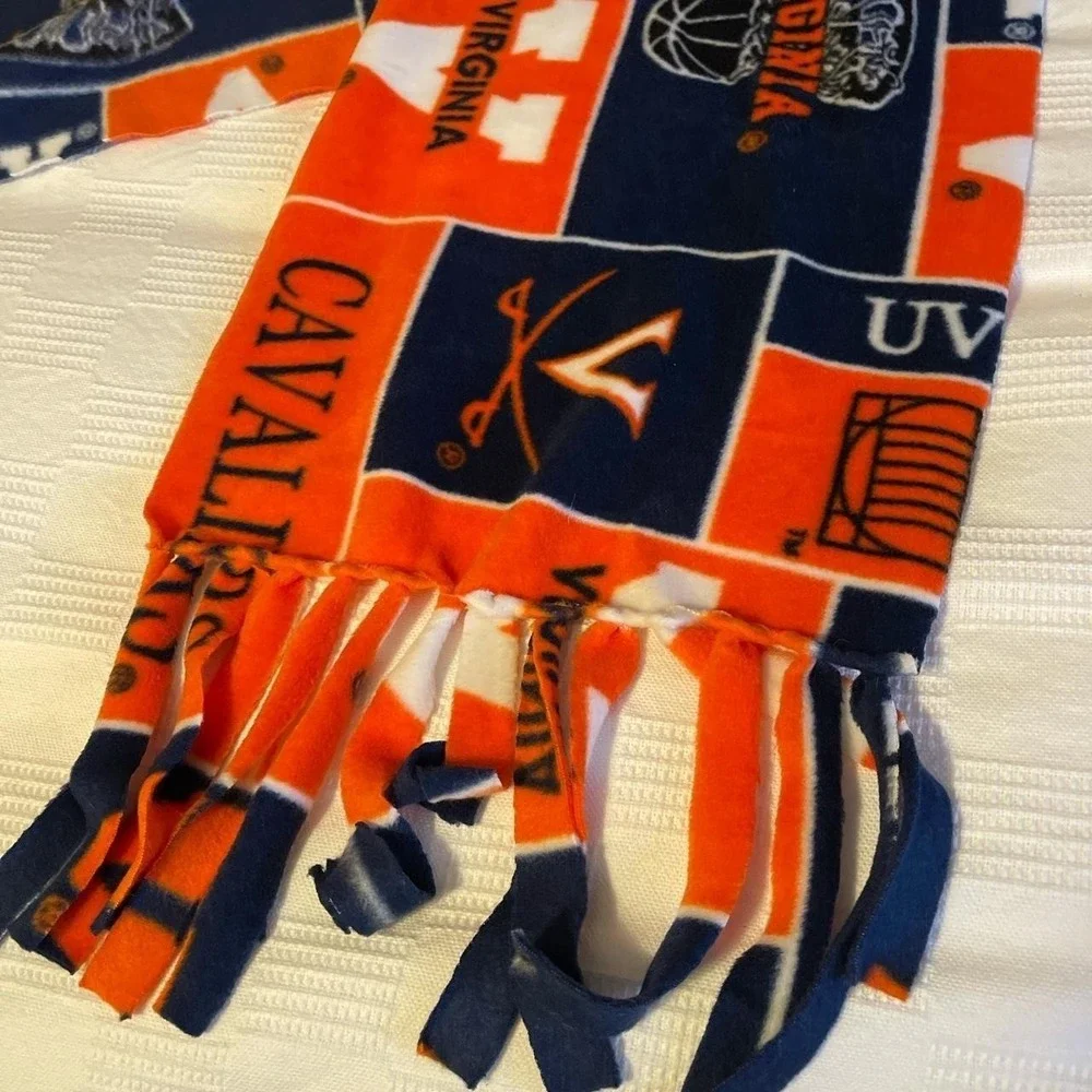 Virginia Cavaliers Basketball Fleece Handmade Scarf